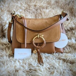 NWT See By Chloe Leather Multi Way Bag, Shoulder Bag, Crossbody, Handbag, Purse